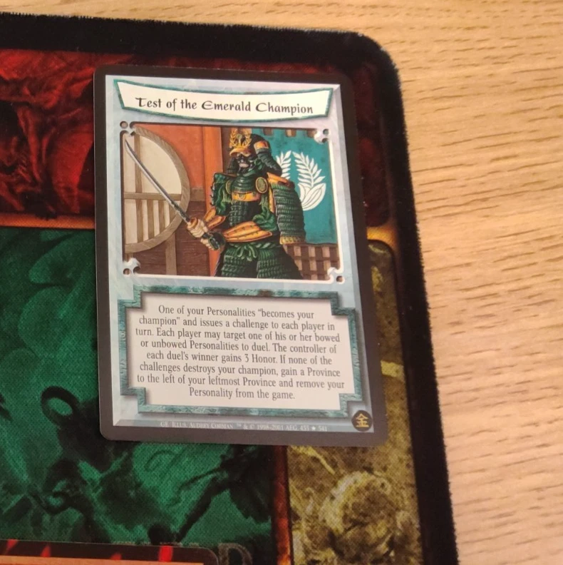 L5R CCG TCG. Legends of the Five Rings: Test of the Emerald Champion - Image 1 of 1
