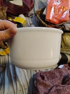 vintage white ovenware mixing bowl 6.5" W x 4" D - Picture 1 of 3