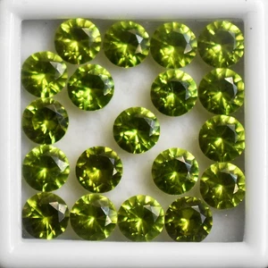 2.40 Ct 5x5 mm Natural Sapphire Round Cut Lot Certified Green Gems Free Delivery - Picture 1 of 8