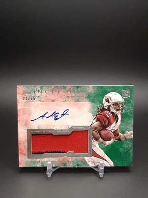 2013 Topps Inception Green /75 Andre Ellington RPA Rookie Jumbo Patch Auto RC - Image 1 of 2