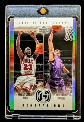 2000-01 Upper Deck Leyendas de la NBA Michael Jordan/Vince Carter Generations  Foto 1 de 2