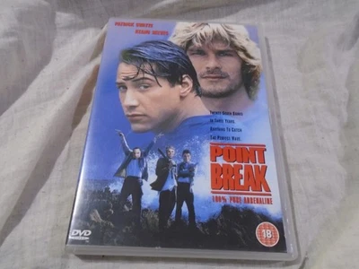 Point Break DVD R2 Keanu Reeves Patrick Swayze - Image 1 of 3