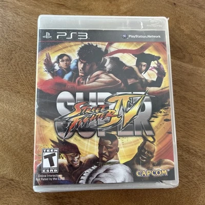 Super Street Fighter 4 IV (Sony PlayStation 3, 2010) NEW “FACTORY SEALED” - Image 1 of 4