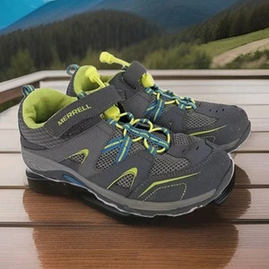 Merrell Hiking Shoes Trail Chaser Sneakers Womens Size 6 EU 37 Gray/Lime Green - Picture 1 of 7