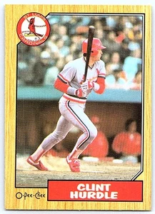 1987 O-Pee-Chee Clint Hurdle St. Louis Cardinals #317 - Picture 1 of 2