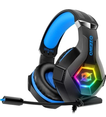 Cuffie Gaming PS4 PS5 PC Xbox One, Cuffie con Microfono Cancellazione del Rumore - Immagine 1 di 3