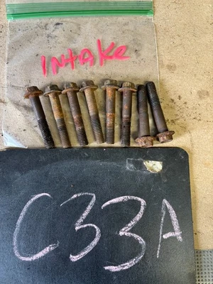 1978 1979 Ford F150 F250 F350 BRONCO 351M 400 INTAKE MANIFOLD MOUNT BOLTS LOT OE - Image 1 of 4