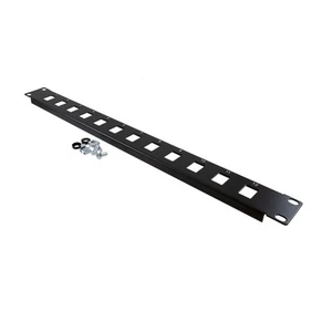 NavePoint 1U (1,75") Pannello da 19 pollici con 12 aperture chiave di volta - Foto 1 di 3