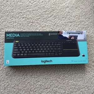Logitech K400 Plus keyboard RF Wireless - Black - NEW - Picture 1 of 3