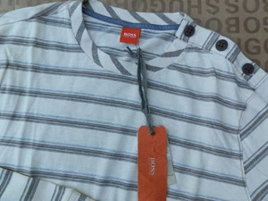 New Hugo Boss Mens Striped Golf Pro Club Bag Cardigan Suit Pullover Jumper Xxxl - Picture 1 of 7
