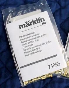Marklin 74995, 20 C Spur Flachhülse Spatenstecker, Verwendung mit Zuführdrähten - Bild 1 von 3
