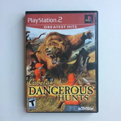 Cabela's Dangerous Hunts (Sony PlayStation 2, 2003) CIB complete PS2 video game - Image 1 of 3