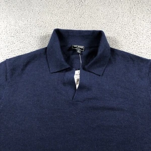 Todd Snyder Shirt Erwachsene Small dunkelblau leichter Kaschmir Pullover Polo - Bild 1 von 10