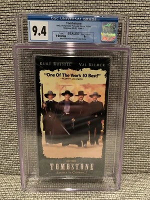 Tombstone VHS Sealed CGC Graded 9.4 - Imagem 1 de 3