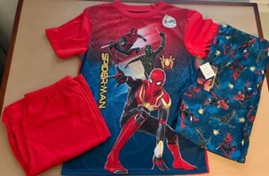 Marvel Spiderman No Way Home Sleep wear set, 3 piece, Boys, Youth Size L 12-14 - Picture 1 of 5