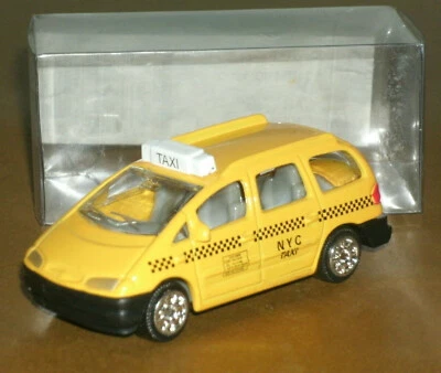 1/64 Scale 1996 Ford Galaxy Mk1 MPV Van NYC Taxicab Taxi Cab - Golden Wheel - Image 1 of 4