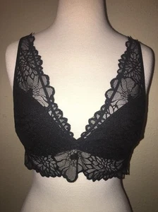 Victoria's Secret Bralette Pink Spitze schwarz Gr./L - Bild 1 von 9