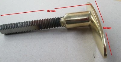 Stufa a legna Sunrain POMELLO OTTONE manico ricambio multi combustibile ja013 ecc