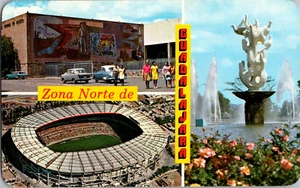 Postal Estadio Jalisco Zona Norte Guadalajara México Cromo Sin Publicar - Imagen 1 de 2