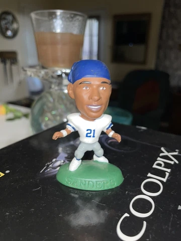 LOOSE 1996 CORINTHIAN HEADLINER FIGURE DEION SANDERS DALLAS COWBOYS Cover