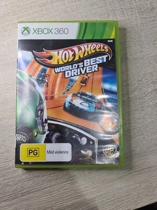 Hot Wheels Worlds Best Driver - Microsoft Xbox 360 Complete With Manual - Picture 1 of 3