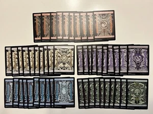MTG  Phyrexia All Will Be One Basic Lands non-foil x50 Full Art Set of 10 each - Picture 1 of 3