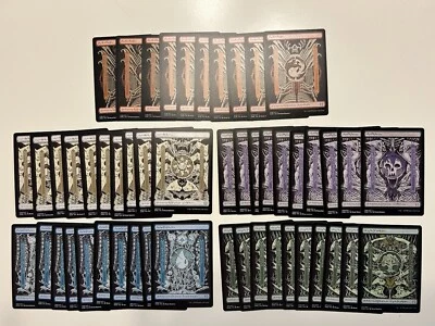 MTG Phyrexia All Will Be One Basic Lands sin lámina x50 Full Art Set de 10 ca... - Imagen 1 de 3
