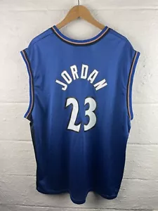 Maglietta blu Champion Michael Jordan Washington Wizards taglia 48 (XL) - Foto 1 di 8