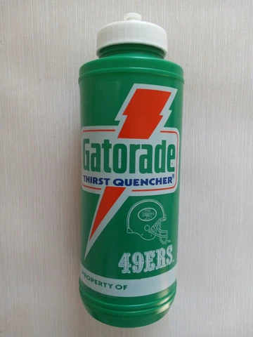 Vintage 1985 San Francisco 49ers Gatorade Squirt Bottle In Great Condition Cover