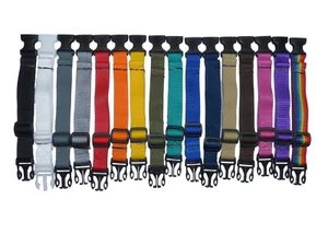 25mm Luggage Suitcase Travel Strap with Clips (Pack of 2) by Benristraps - Picture 1 of 96
