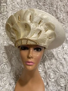 Vintage Ann Marie Women’s White  Church Kentucky Derby - Picture 1 of 3