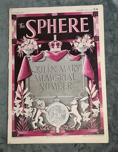 The Sphere magazine 4th April 1953: Queen Mary Memorial issue - Picture 1 of 6