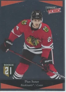 Pius Suter 2020-21 Upper Deck #UV-44 Ultimate Victory Chicago Blackhawks - Picture 1 of 2