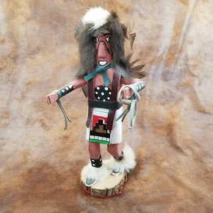 KACHINA DOLL Navajo Native American Handmade 11.5" Vintage - Picture 1 of 7