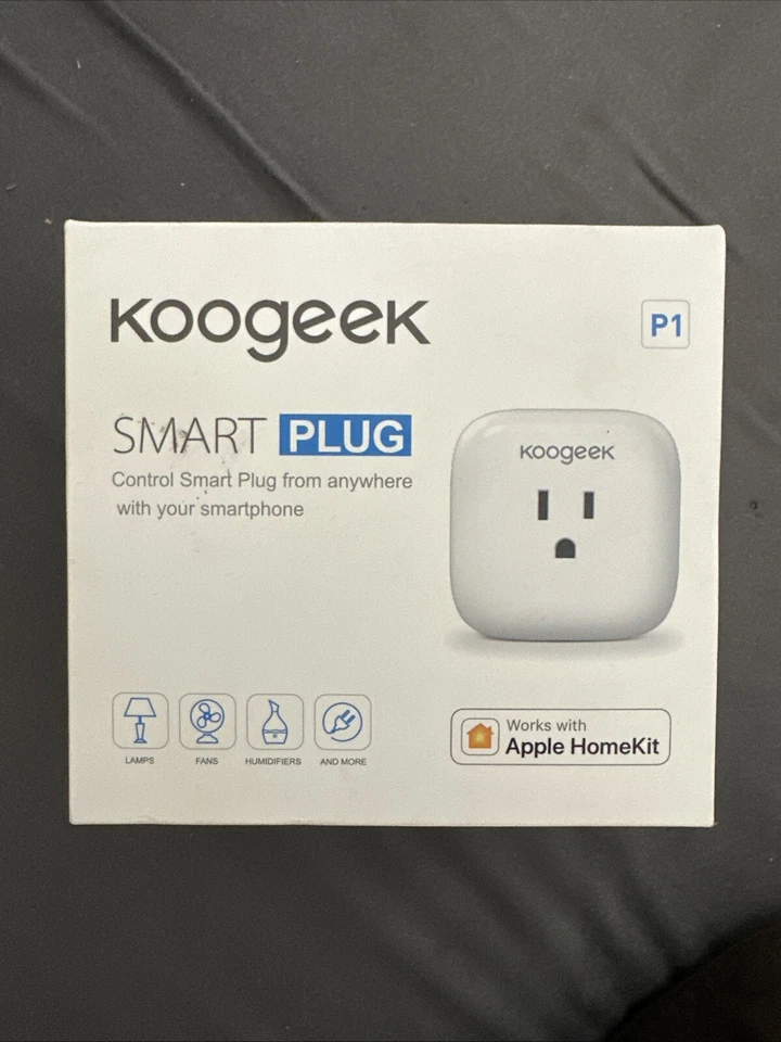 Enchufe inteligente Koogeek P1 toma WiFi Apple Foto 1 de 3