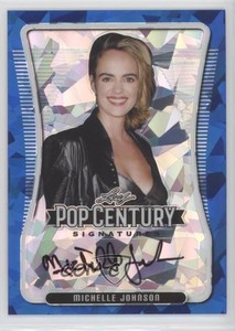 2020 Leaf Pop Century Blue Crystals 9/10 Michelle Johnson #BA-MJ1 Auto 6ki