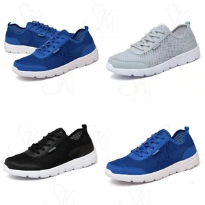 Sneakers respirant chaussures baskets homme respirant sport tissu pas cher - Imagen 1 de 12