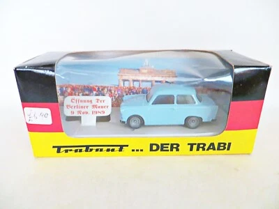 VITESSE 'OPENING OF THE BERLIN WALL TRABANT - DER TRABI' BLUE. 1:43. MIB/BOXED. - Image 1 of 4