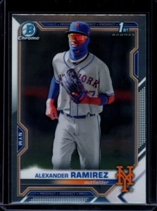 2021 1st Bowman Chrome ~ Alexander Ramirez ~ #BCP-208 ~ New York Mets - Picture 1 of 2