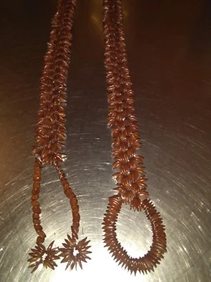 Винтажный пояс ручной работы Apple SEED Exc. Состояние. 48-дюймовая длинная петля сквозное крепление - Изображение 1 из 4