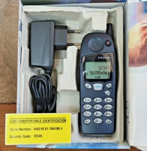 NOKIA 5110┃NEUF !┃RARE COLLECTION TÉLÉPHONE PORTABLE VINTAGE RÉTRO BRIQUE années 1990 - Photo 1 sur 14