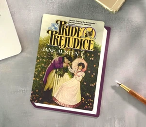 3D Novel Mouse Pad I Pride and Prejudice by Jane Austen I PU Leather Book Design - Picture 1 of 1