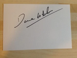 Dave Whelan Autograph BLACKURN ROVERS Signed 6x4 Card - Picture 1 of 3