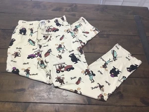 Lazy One Unisex Men Women Lounge Pajama Pants Moose Golf Medium - Picture 1 of 3