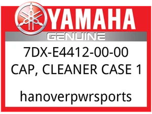 Yamaha OEM Part 7DX-E4412-00-00 CAP, CLEANER CASE 1 - Picture 1 of 1