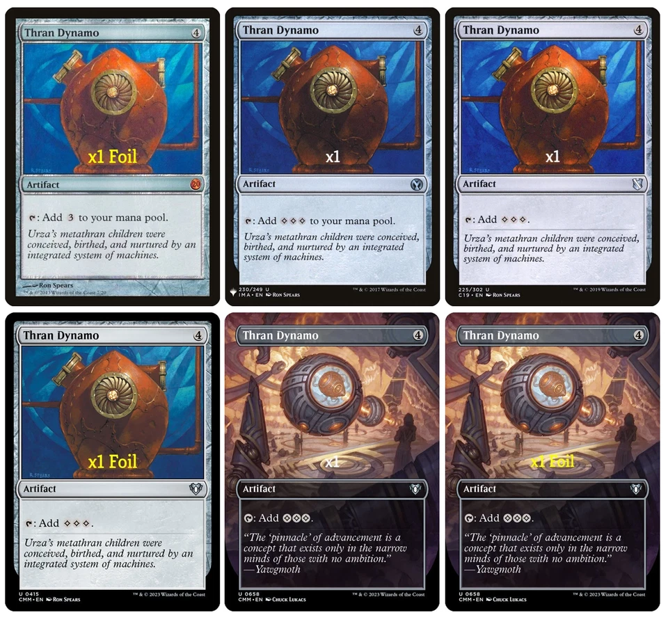 MTG V13 C19 MB1 CMM Thran Dynamo MINT (SELECT) - Image 1 of 1