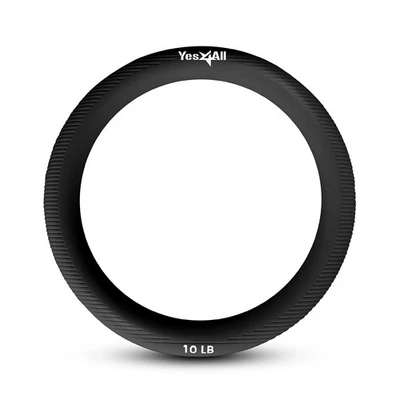 Anillo de potencia Yes4All 10 libras, anillo de peso, círculo ponderado, pesas rusas para yoga E... Foto 1 de 4