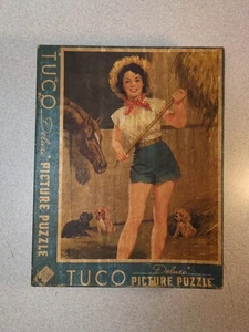 Rompecabezas Tuco Deluxe con caja "La hija del granjero" de colección Walt Otto - Imagen 1 de 16