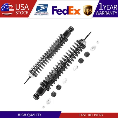 For 1975-1991 Ford E-150 Econoline Monroe 2PCS Set Rear Load Adjusting Shocks - Image 1 of 2