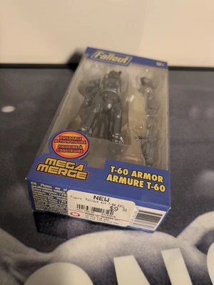 Figura Mega Merge t-60 Armor Fallout con accesorios 2017 Just Toys nueva en caja Foto 1 de 4